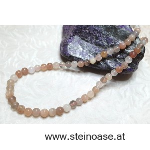 Kette Mondstein 'Bunt' 4mm
